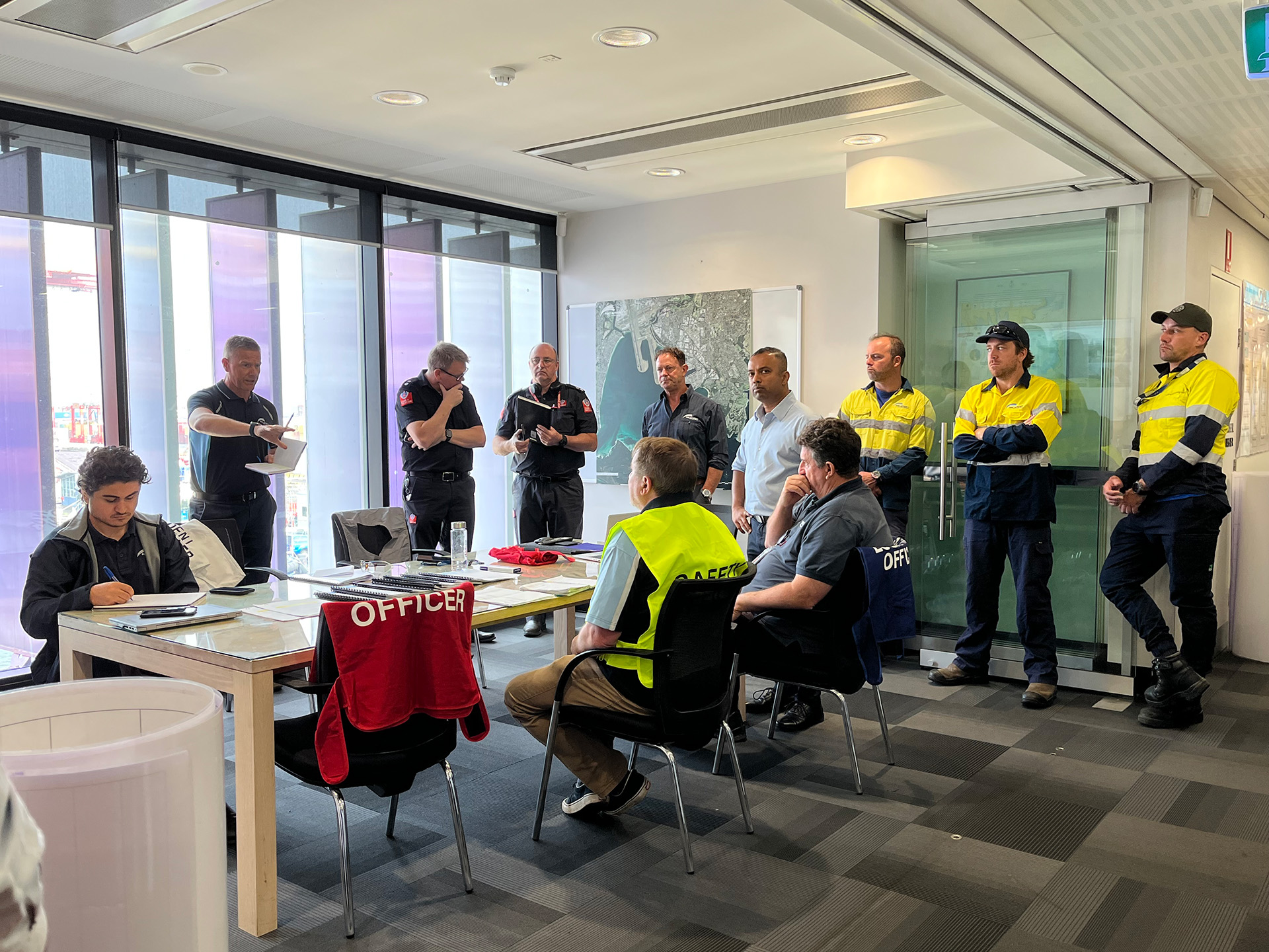 Por Botany multi-agency training exercise