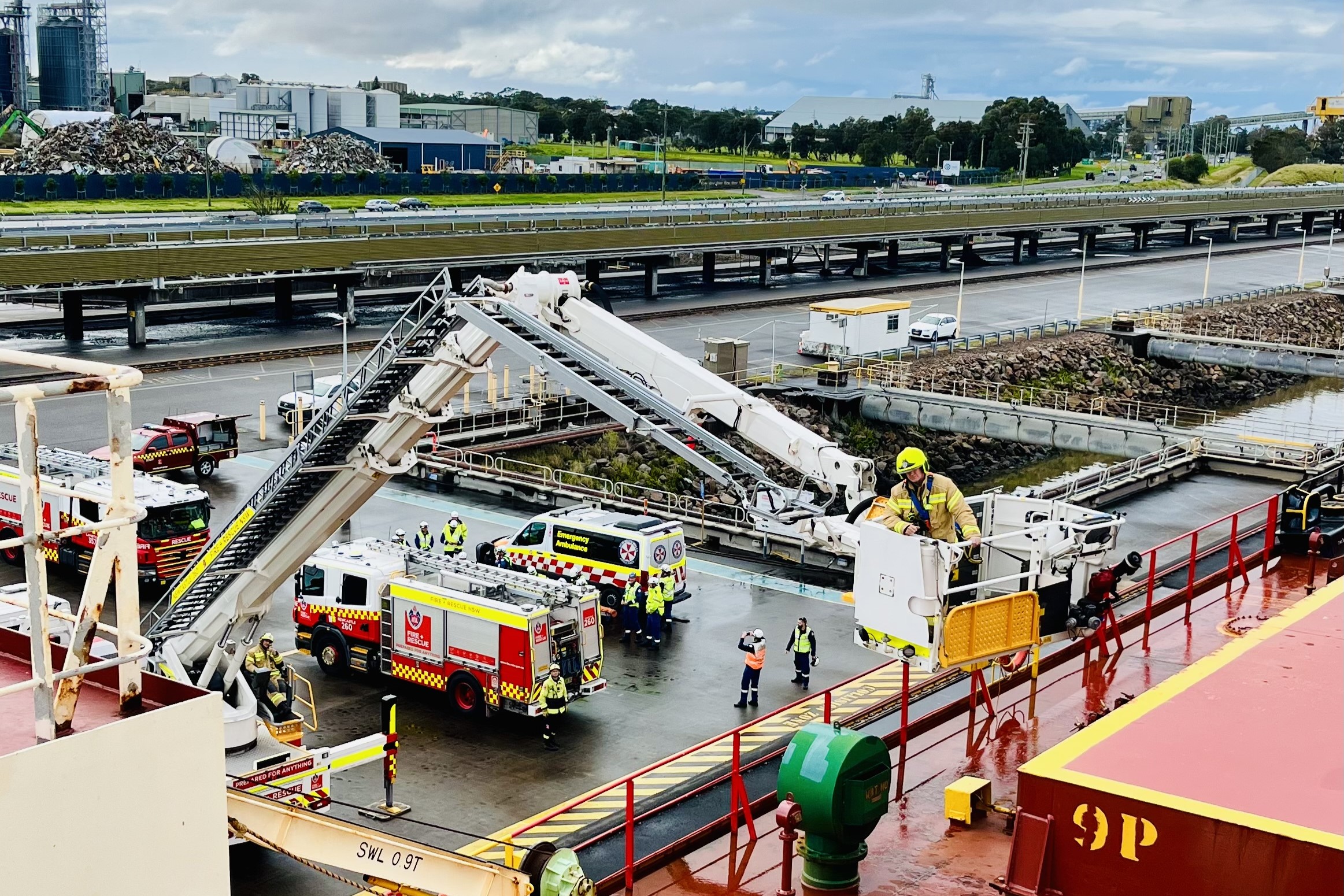 Emergency exercise at Newcastle