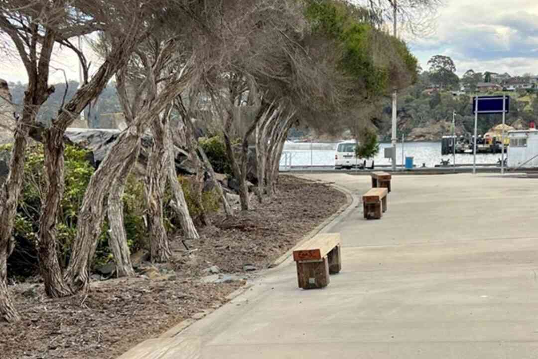 Old becomes new – reclaimed bench seats for Eden Cruise Wharf