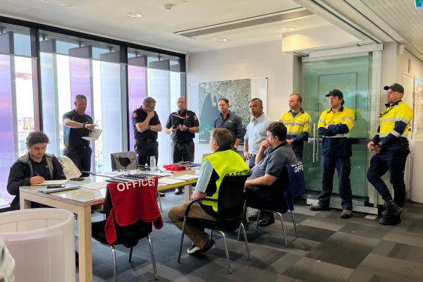 Por Botany multi-agency training exercise
