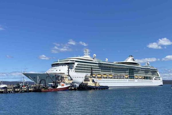 Maiden cruise ship visit for Eden – signals start of best ever season