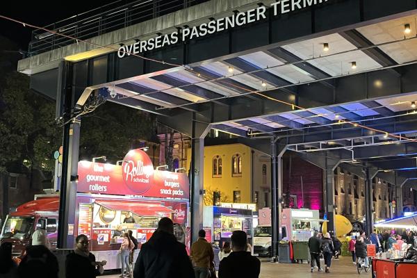 Foodies cruise Overseas Passenger Terminal for taste sensations during Vivid Sydney