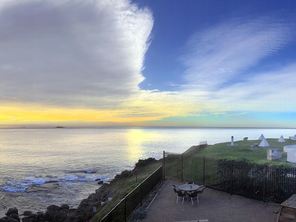 View of the sea off Port Kembla