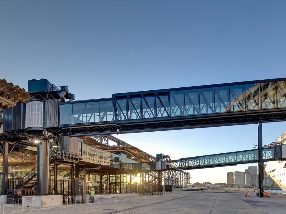 White Bay Cruise Terminal wharf