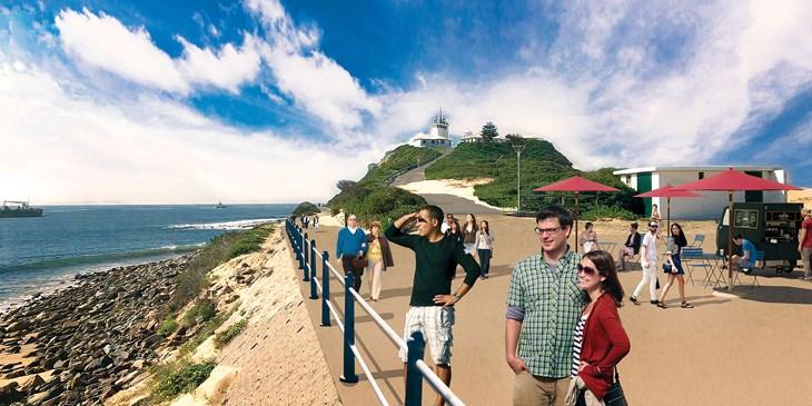 concept art of the revitalised Macquarie Pier 