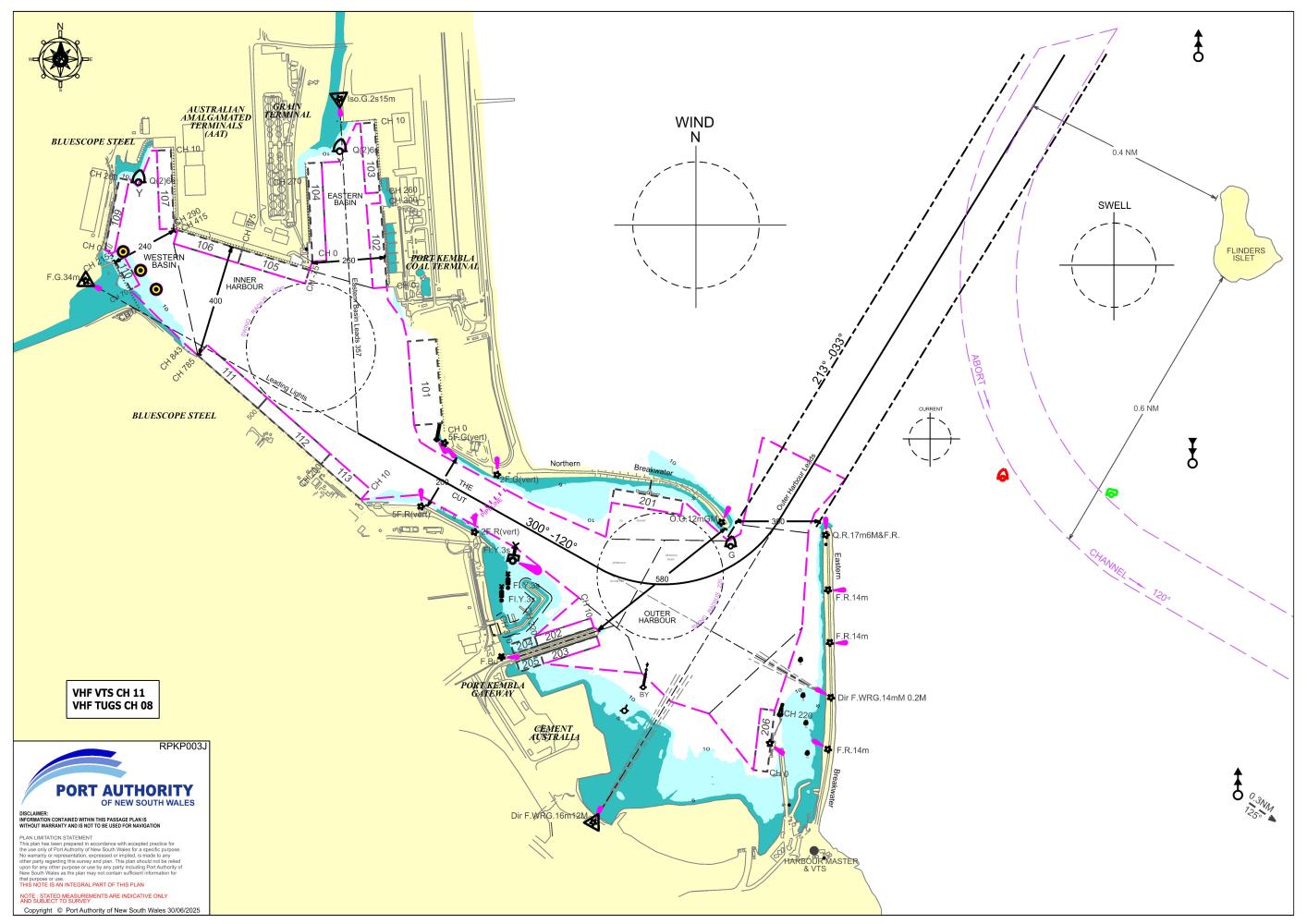 Port Kembla port passage plan