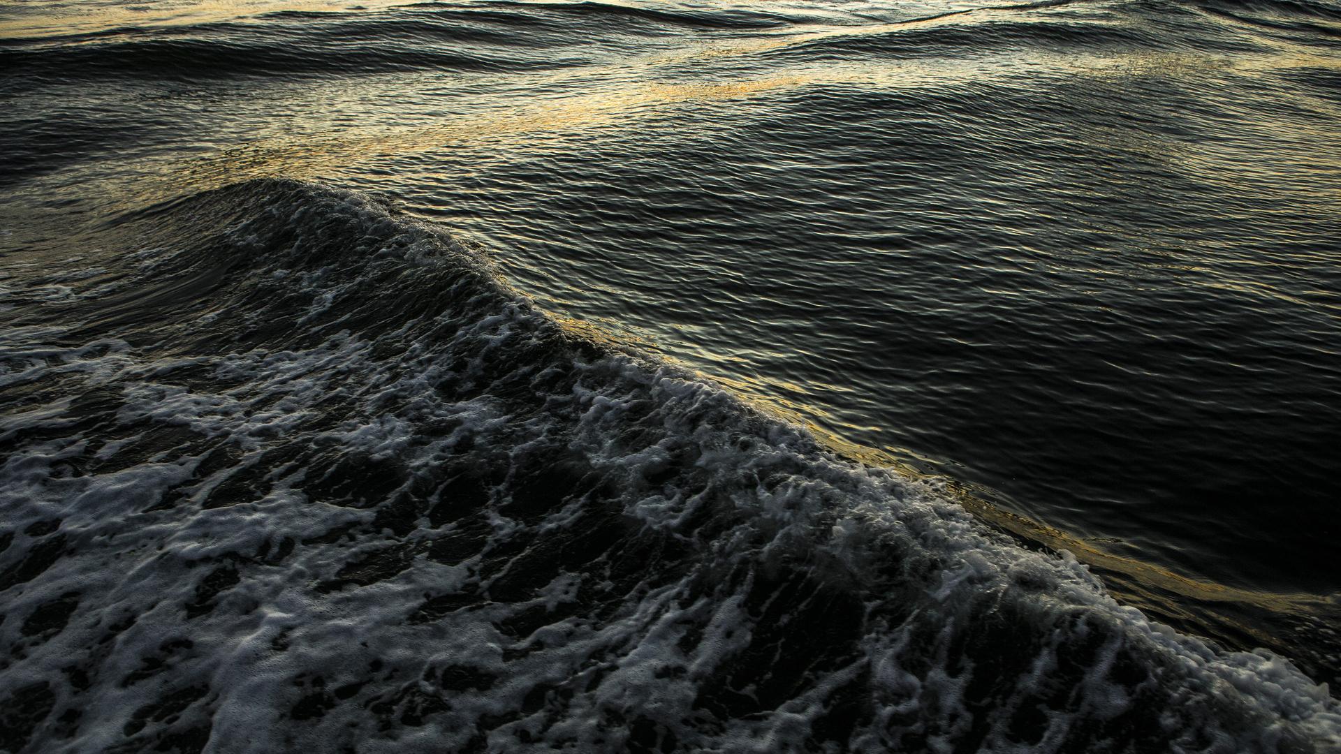 Close up of waves