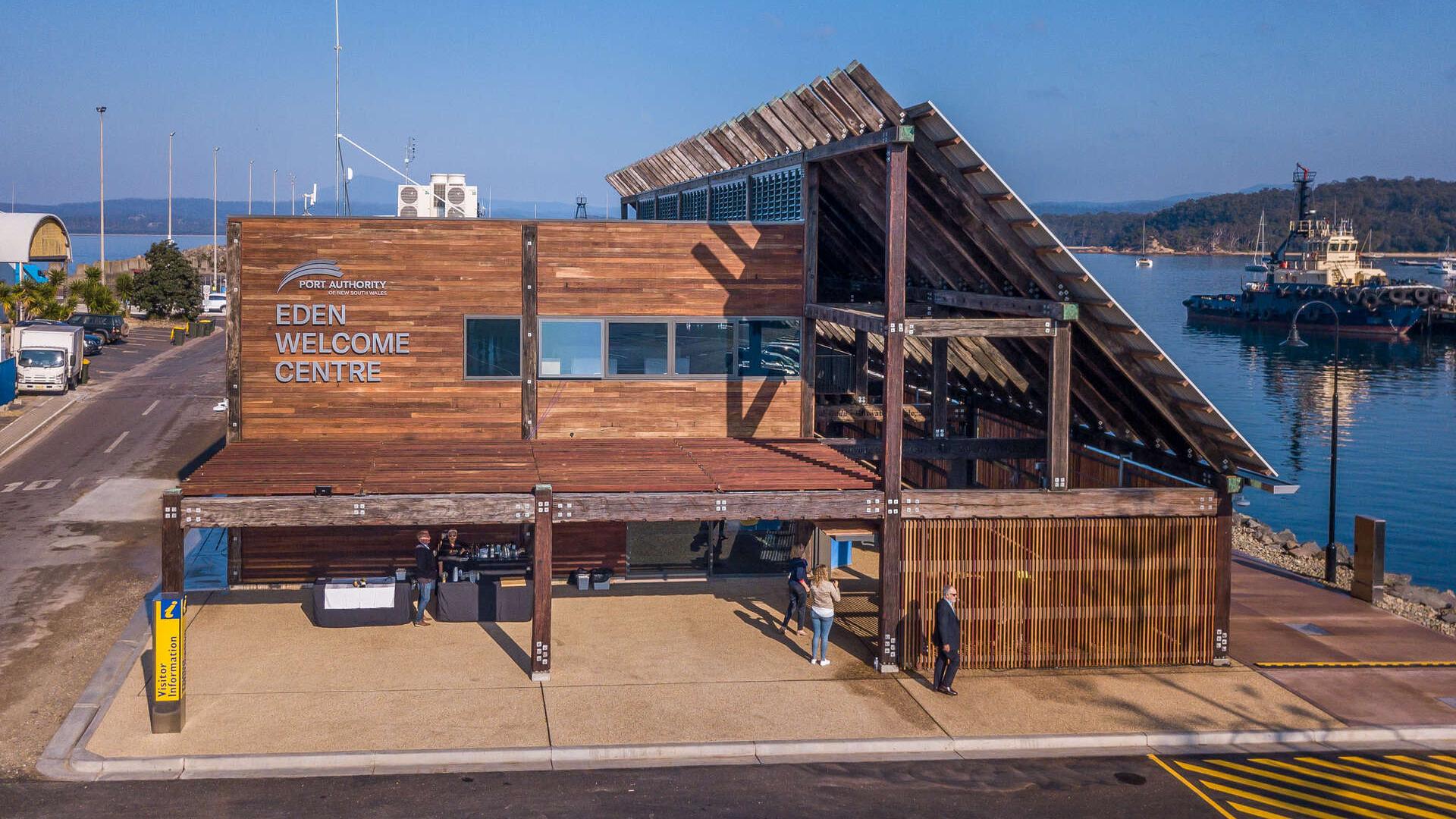Front of Eden Welcome Centre