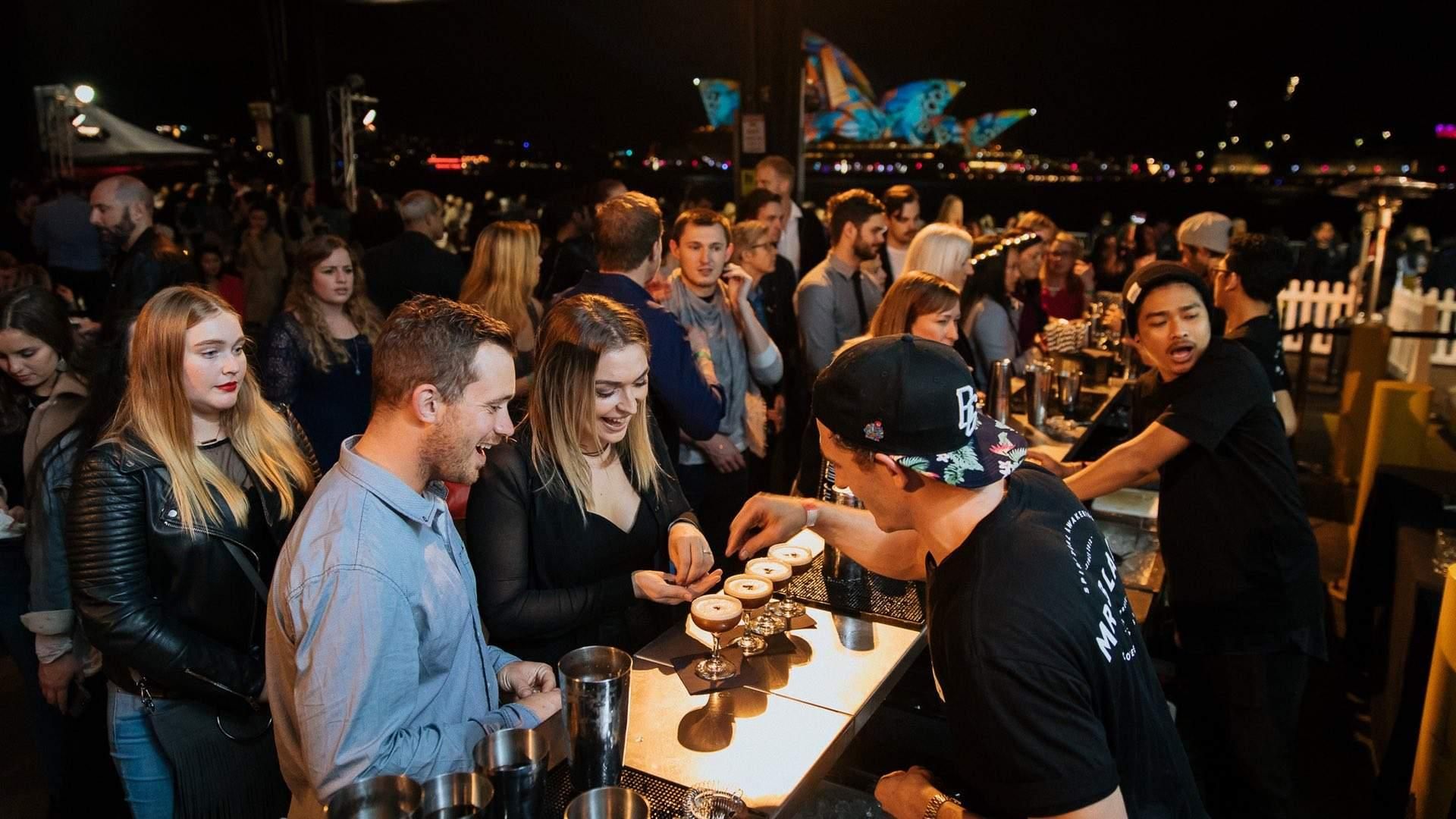 OPT event Mr Black Espresso Martini Festival Circular Quay