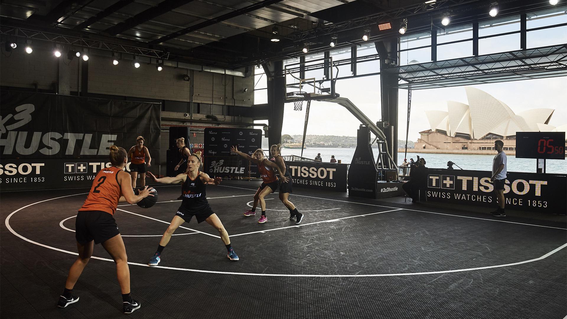 OPT Cargo Hall basketball event