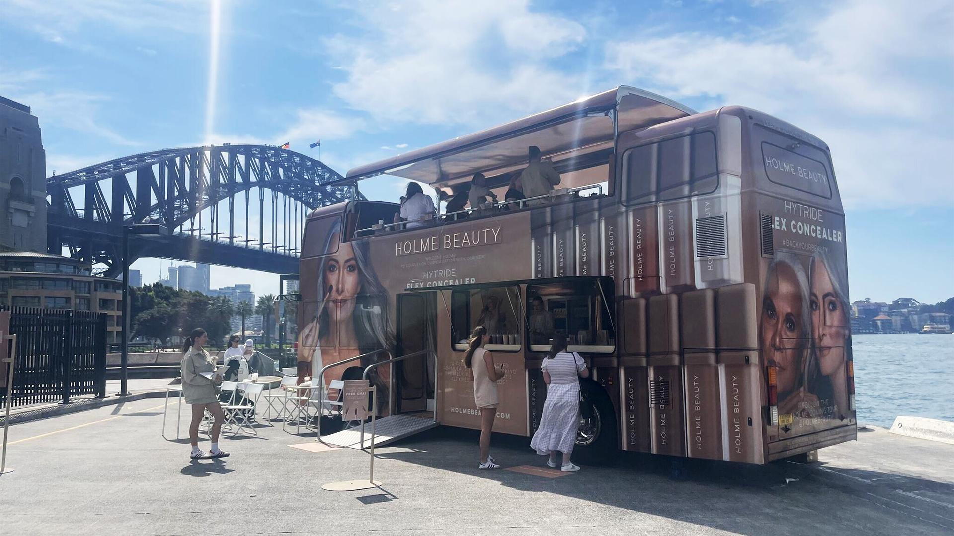 Overseas Passenger Terminal Northern Wharf Holmes Beauty bus