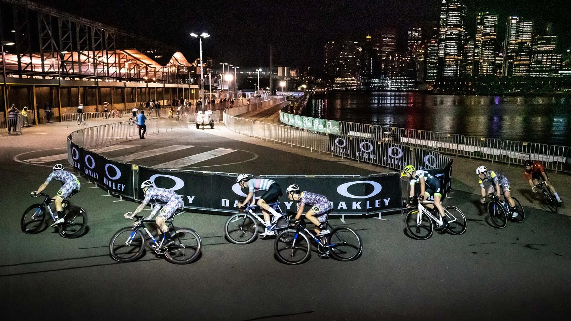 White Bay Cruise Terminal wharf event cycling