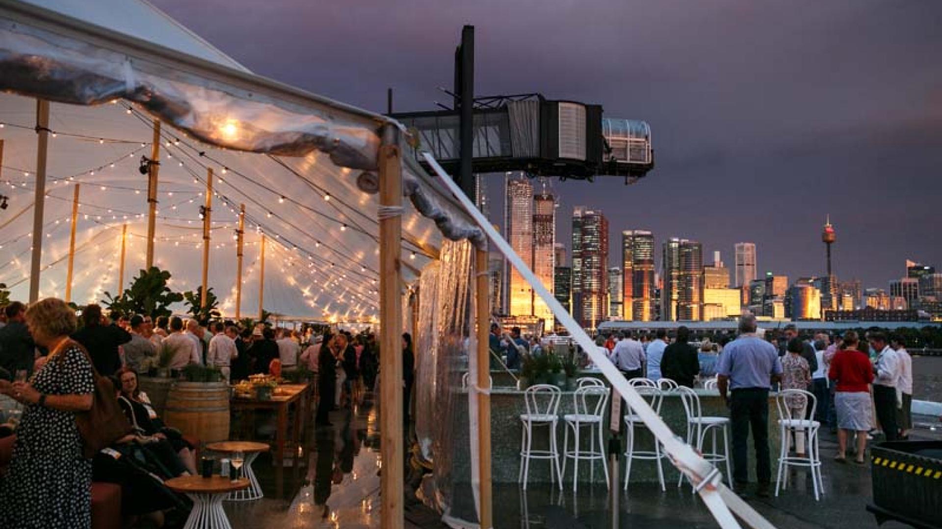 White Bay Cruise Terminal wharf event