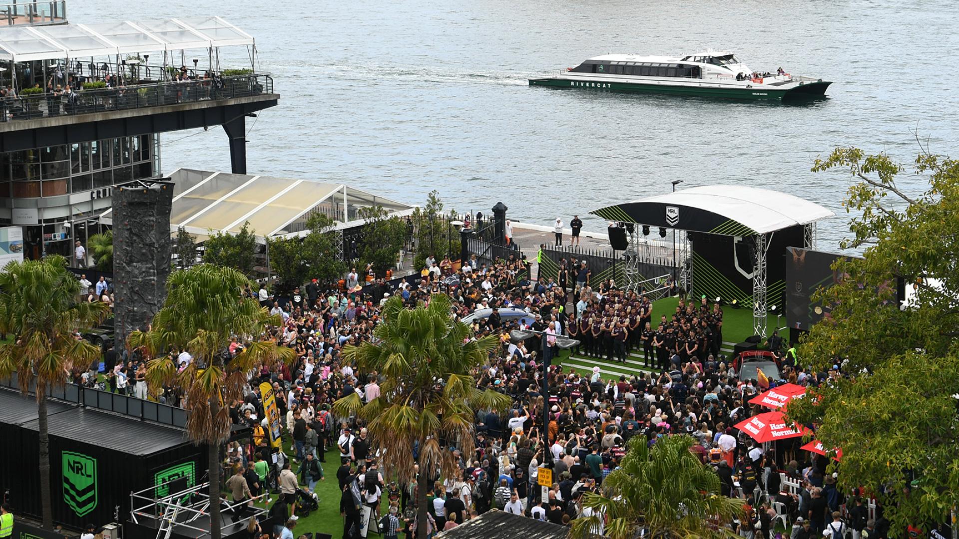 NRL Fan Fest at Overseas Passenger Terminal, Sydney