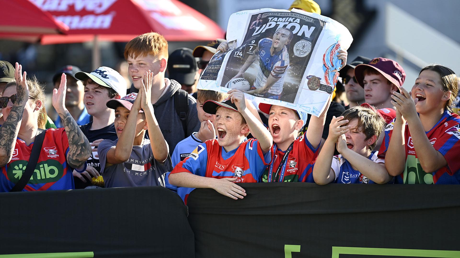 Action from NRL Fan Fest 2024 at Overseas Passenger Terminal