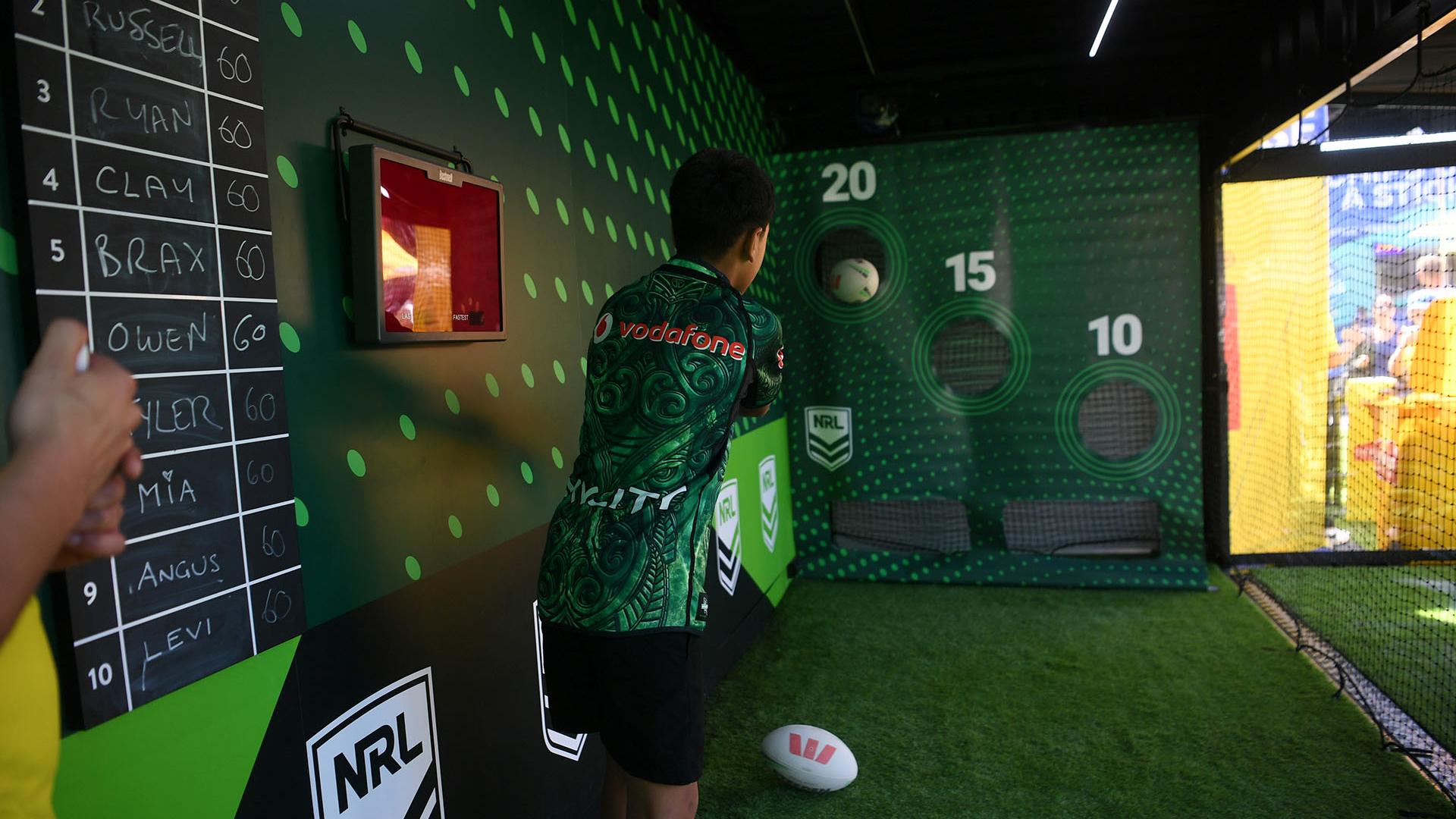 Action from NRL Fan Fest 2024 at Overseas Passenger Terminal
