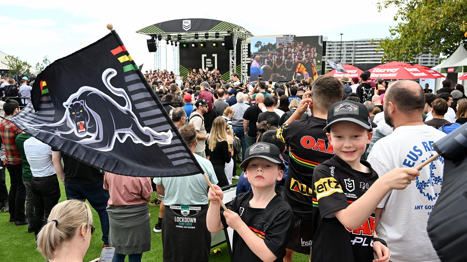 Action from NRL Fan Fest 2024 at Overseas Passenger Terminal
